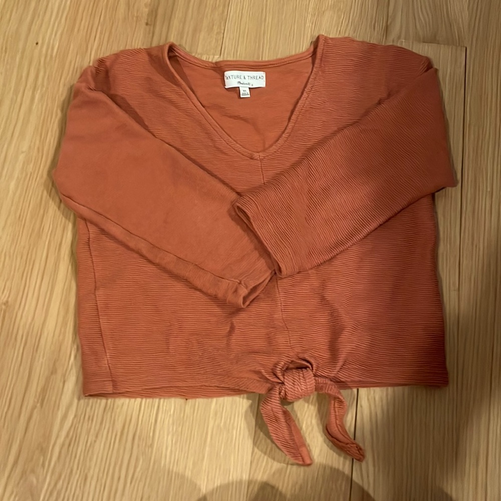 Burnt Orange Madewell Shirt